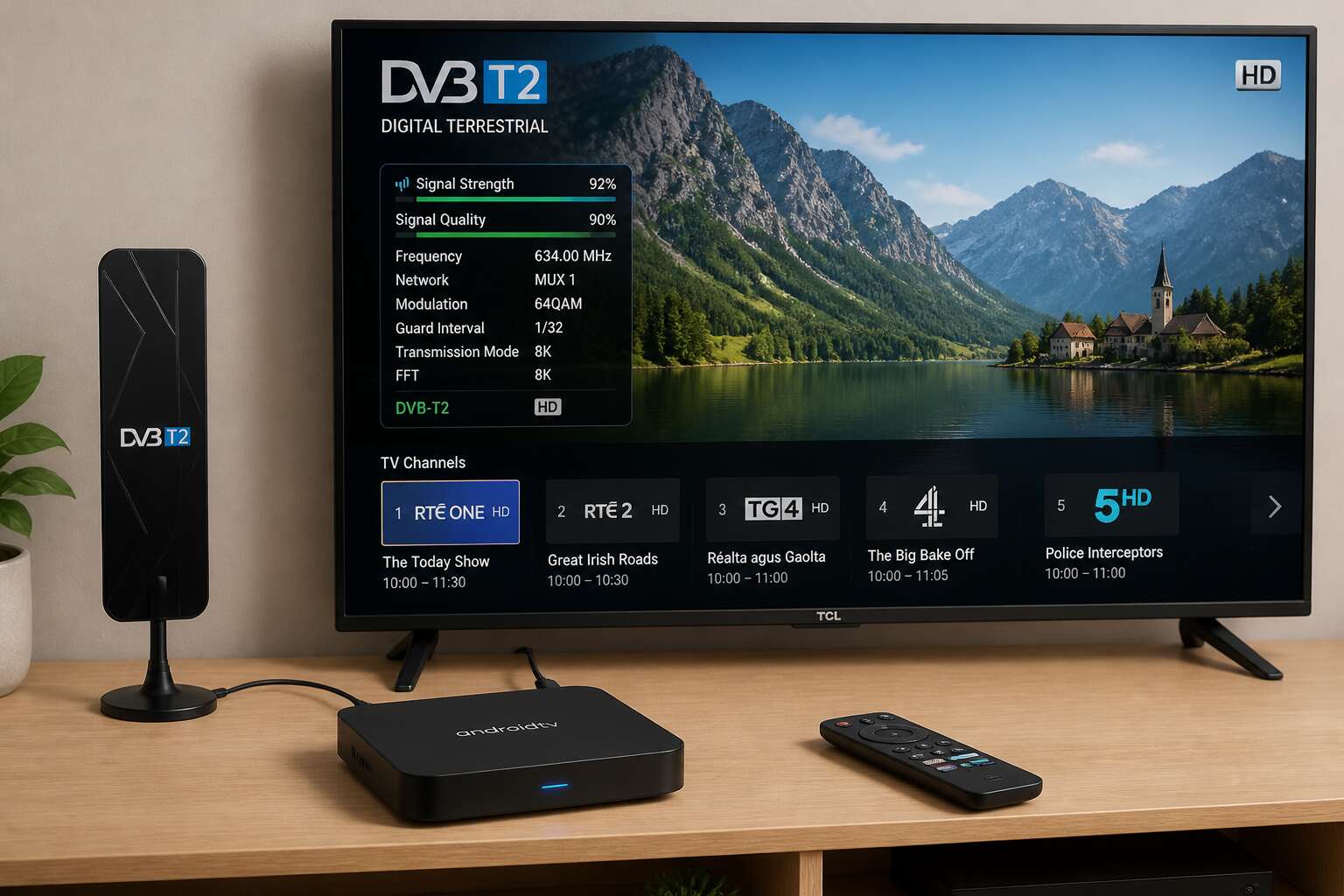 android tv box dvb-t2